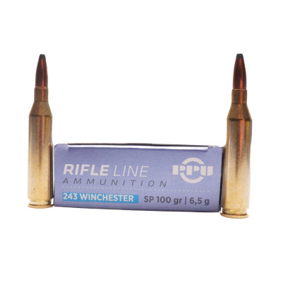 PPU PRVI Partizan Ammuniton, .243 Winchester, 100 gr, SP [20]