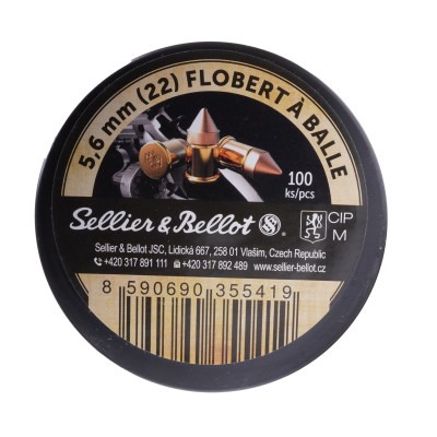 Sellier & Bellot Ammunition, 5.6mm Flobert, 18 gr [100]