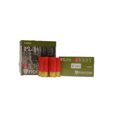 Fiocchi Ammunition, 12-Gauge, 34 gr, No 5 [25]