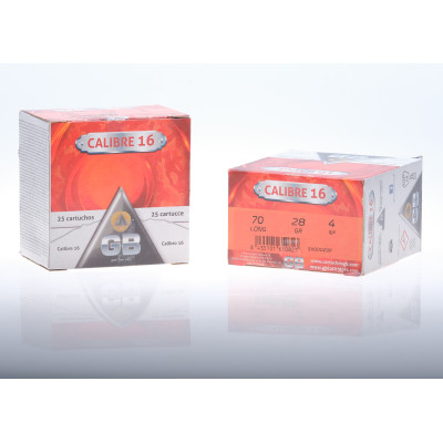 GB Ammunition, 16-Gauge, 28 gr, #4 [25]