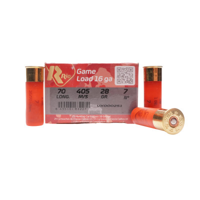 Rio Ammunition Ammunition, 16-Gauge, #7, 28 gr, [25]