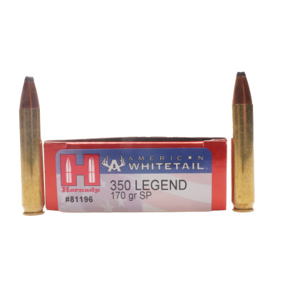 Hornady Ammunition, .350 Legend, 170 gr, SP [20]