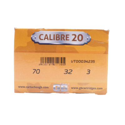GB Ammunition, 20-Guage, #3 [25]