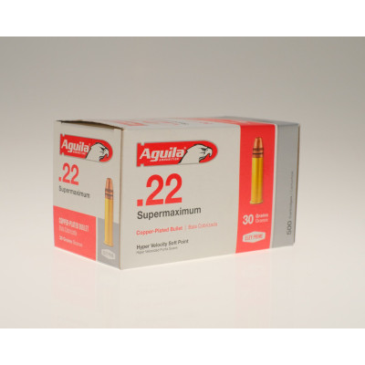 Aguila Ammunition .22 Long Rifle, 30 gr, Supermaximum [500]