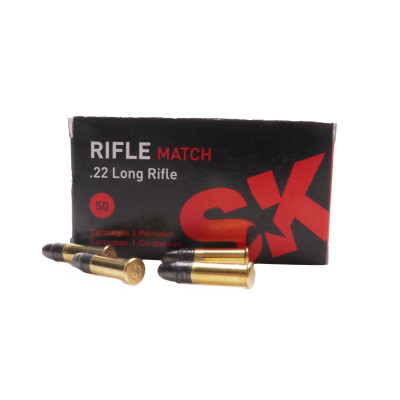 SK Ammunition .22 Long Rifle, Match 