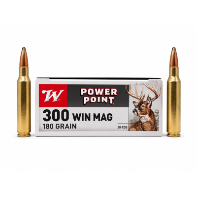 Winchester Ammunition, .300 Winchester Magnum, 180 gr, Powerpoint [20]