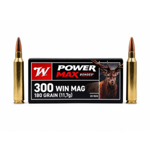 Winchester Ammunition, .300 Winchester Magnum, 180 gr, P/Max Bonded [20]