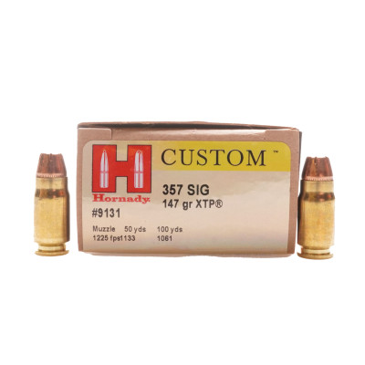 Hornady Ammunition, .357 SIG, 147 gr, XTP [20]