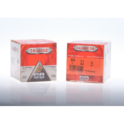 GB Ammuntion, .410 bore, 11 gr, #4 [25]