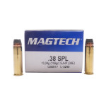 Magtech Ammunition, .38 Special, 158 gr, SJHP [50]
