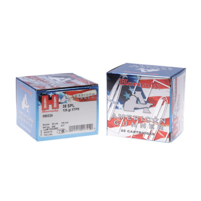 Hornady Ammunition, .38 Special, 125 gr, XTP American Gunner [25]