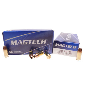 Magtech Ammunition, .380 ACP / 9mm Short, JHP, 95 gr [50]