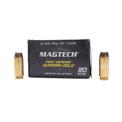 Magtech Ammunition, 40SW, 180 gr, JHP Gold [20]