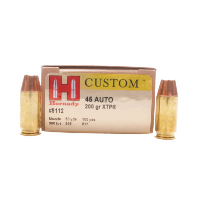 Hornady Ammunition, .45 ACP, 200 gr, XTP [20]