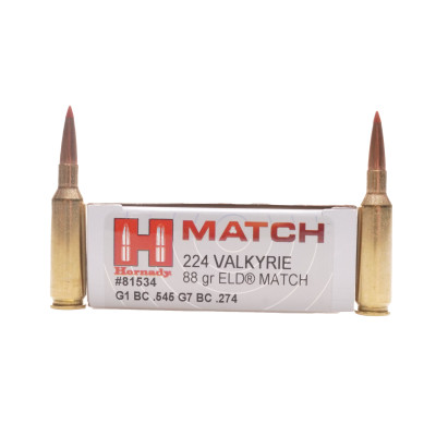 Hornady Ammunition, .224 Valkyrie, 88 gr, BTPH [20]