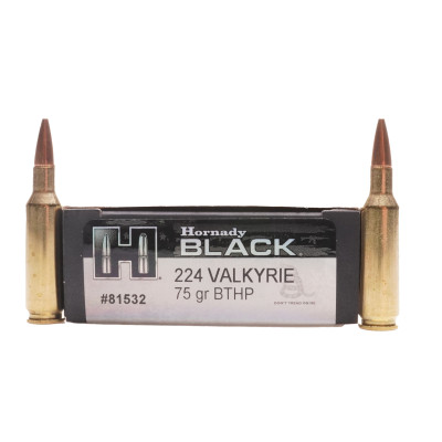 Hornady Ammunition, .224 Valkyrie, 75 gr BTHP [20]