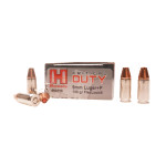 Hornady Ammunition, 9×19mm Parabellum +P, 135 gr, Critical Duty [25]