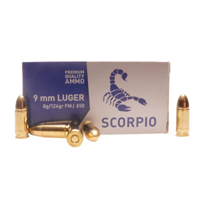 STV Ammunition, 9×19mm Parabellum, 124 gr, FMJ [50]