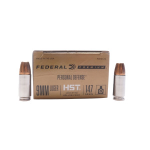 Federal Ammunition, 9×19mm Parabellum, 147 gr, Hydra Shock [20]