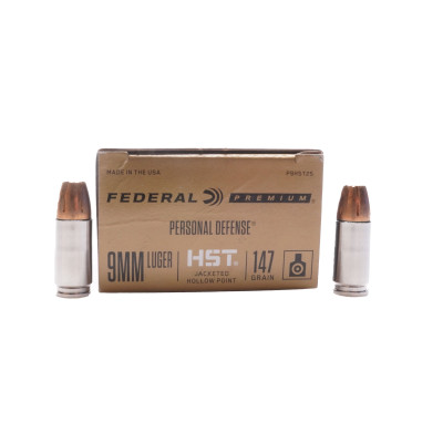 Federal Ammunition, 9×19mm Parabellum, 147 gr, Hydra Shock [20]