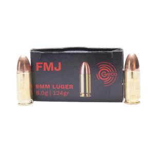 Geco Ammunition, 9×19mm Parabellum, 124 gr [50]