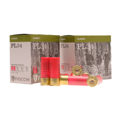 Fiocchi Ammunition, 12-Gauge, 34 gr, No 3 [25]