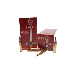 Fiocchi Ammunition, .223 Remington, 55 gr, FMJ [50]