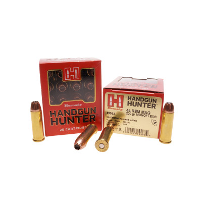 Hornady Ammunition, .44 Remington Magnum, 200 gr, MonoFlex [20]