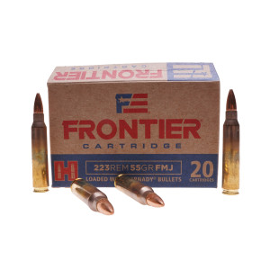 Hornady Ammunition, .223 Remington, 55 gr FMJ Frontier [20]