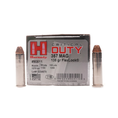 Hornady Ammunition, .357 Magnum, 135 gr [25]