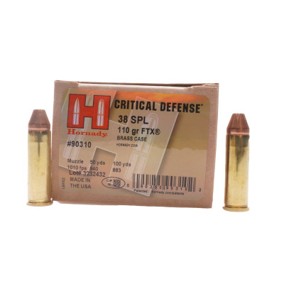 Hornady Ammunition, .38 Special, 110 gr, FTX [25]