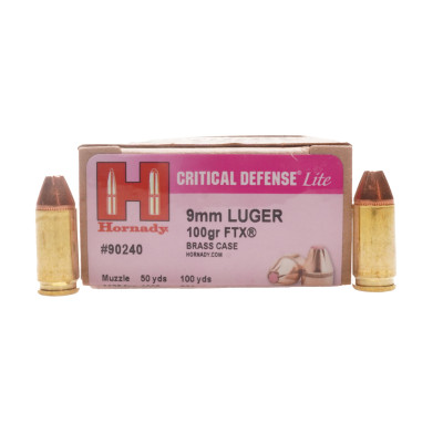 Hornady Ammunition, 9×19mm Parabellum, 100 gr, FTX [25]