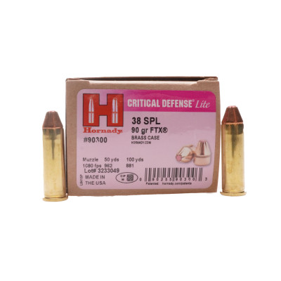 Hornady Ammunition, .38 Special, 90 gr, FTX [25]