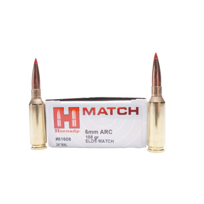 Hornady Ammunition, 6mm Arc, 108 gr, ELD-M [20]