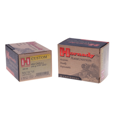 Hornady Ammunition, .454 Casull, 240 gr, XTP MAG [20]