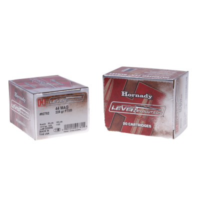 Hornady Ammunition, .44 Maganum, 225 gr, FTX LVR [20]