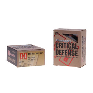 Hornady Ammunition, .45 ACP, 185 gr, FTX, Critical Defence [20]