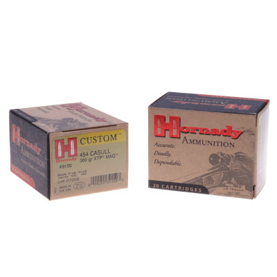Hornady Ammunition, .454 Casull, 300 gr, XTP MAG [20]