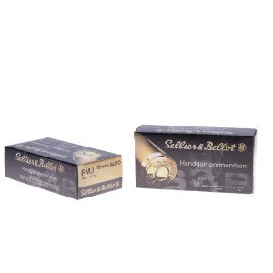 Sellier & Bellot Ammunition, 10mm Auto, 180 gr, FMJ [50]