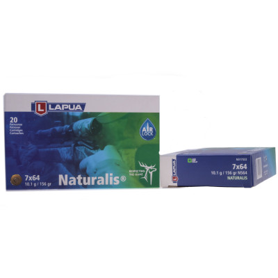 Lapua Ammunition, 7x64mm, Naturalis, 156 gr [20]