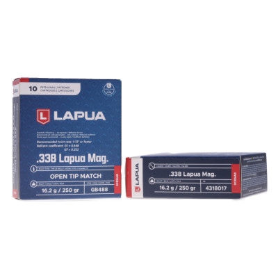 Lapua Ammunition, .338 Lapua Magnum, Scenar OTM, 250 gr [10]