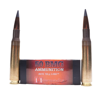 Hornady Ammunition, .50 BMG, 750 gr, A-Max [10]