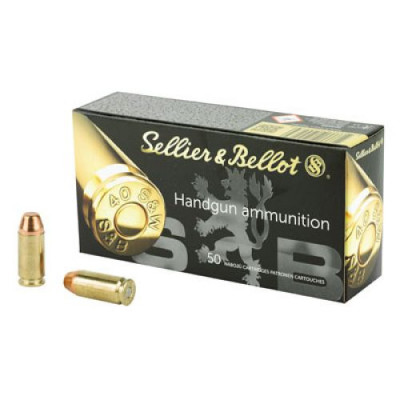 Sellier & Bellot Ammunition, 40SW, 180 gr, FMJ [50]