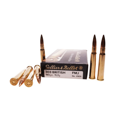 Sellier & Bellot Ammunition, .303  British, 180 gr, FMJ [20]