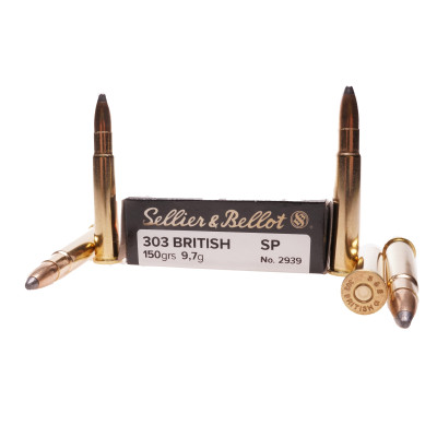 Sellier & Bellot Ammunition, .303 British, 150 gr, SP [20]
