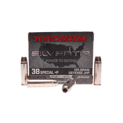 Winchester Ammunition, .38 Special +P, 125 gr, Silvertip [20]