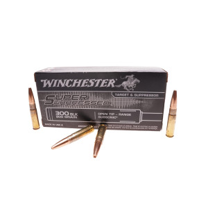 Winchester Ammunition, .300 AAC Blackout, 200 gr, Super Suppressed [20]