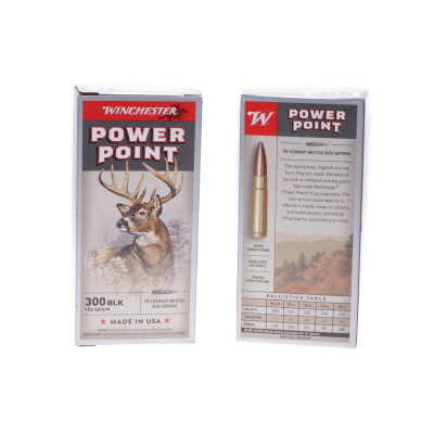 Winchester Ammunition, .300AAC Blackout, 150 gr, PP [20]