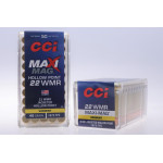 CCI Ammunition, .22 Winchester Magnum Rimfire, 40 gr, Maxi Mag, HP [20]