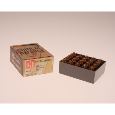 Hornady Ammunition, .40SW, 165 gr, FTX, Critical Defence [20]